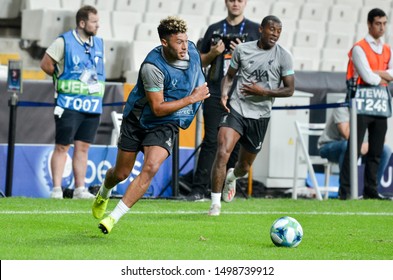 Istanbul, Turkey - August 14, 2019: Alex Oxlade Chamberlain  Before The UEFA Super Cup Finals Match Between Liverpool And Chelsea At Vodafone Park In Vodafone Arena, Turkey