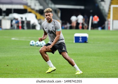 Istanbul, Turkey - August 14, 2019: Alex Oxlade Chamberlain  Before The UEFA Super Cup Finals Match Between Liverpool And Chelsea At Vodafone Park In Vodafone Arena, Turkey