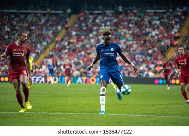 Istanbul, Turkey - August 14, 2019: Tammy Abraham During The UEFA Super Cup Finals  Vs Liverpool FC