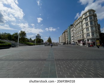 Istanbul, Turkey - August 22, 2021; 
Taksim Gezi Park In Istanbul