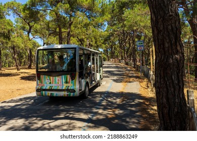 Istanbul Turkey; Battery Powered Cars For Transportation In Büyükada. There Were Phaetons (horse-drawn Carriages) In The Past. 4 July 2022