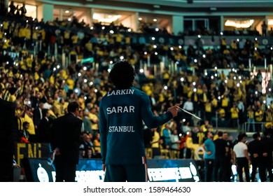 ISTANBUL / TURKEY, DECEMBER 12, 2019: Shane Larkin During EuroLeague 2019-2020 Round 13 Basketball Game Between Fenerbahce Beko And Anadolu Efes At Ulker Sports Arena.