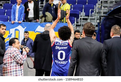 ISTANBUL / TURKEY, DECEMBER 12, 2019: Shane Larkin During EuroLeague 2019-2020 Round 13 Basketball Game Between Fenerbahce Beko And Anadolu Efes At Ulker Sports Arena.