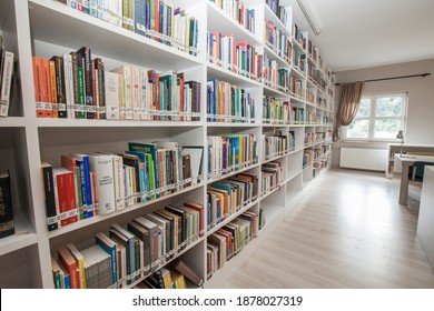 Istanbul, Turkey - December 13 2017 : An Empty School Library, No Human.