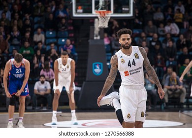 Istanbul / Turkey - December 7: Jeffery Taylor During EuroLeague 2018-19 Round 2 Basketball Game Anadolu Efes Vs Real Madrid At Sinan Erdem Dome.