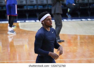 ISTANBUL / TURKEY - FEBRUARY 28, 2019: Bobby Dixon During EuroLeague 2018-19 Round 24 Basketball Game Fenerbahce Vs Anadolu Efes At Ulker Sports Arena.