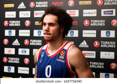 ISTANBUL / TURKEY - FEBRUARY 7, 2020: Shane Larkin After EuroLeague 2019-20 Round 24 Basketball Game Between Anadolu Efes And Zalgiris Kaunas At Sinan Erdem Dome.