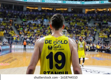 ISTANBUL / TURKEY - JANUARY 16, 2020: Nando De Colo During EuroLeague 2019-20 Round 20 Basketball Game Between Fenerbahce And Barcelona.