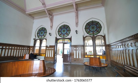 Istanbul, Turkey - January 8, 2020: Interior Of The Old Train Station Orient Express In Istanbul, Turkey.