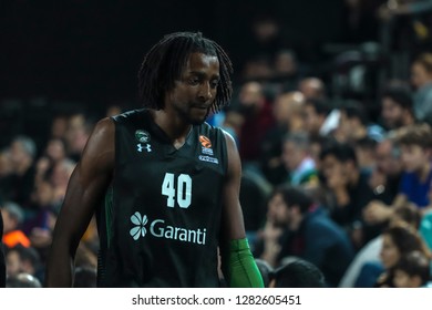 Istanbul / Turkey - January 9, 2019: Jeremy Evans During EuroLeague 2018-19 Round 17 Basketball Game Darussafaka Tekfen Vs CSKA Moscow At Volkswagen Arena.