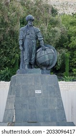 Istanbul, Turkey - July 162021: Statue Of Turgut Reis 