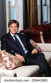 ISTANBUL, TURKEY - July 20, 2015: Dr. Mehmet Oz Made In The Press Conference In Istanbul. He Said The Use Of Weight Loss Drugs