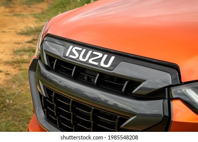 Istanbul, Turkey - June 2 2021 : Isuzu D-Max is a pickup truck manufactured since 2002 by Isuzu Motors.