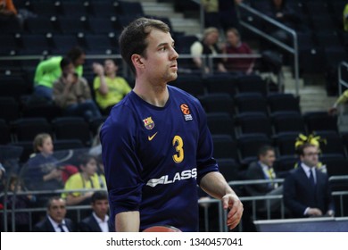 ISTANBUL / TURKEY - MARCH 15, 2019: Kevin Pangos During EuroLeague 2018-19 Round 26 Basketball Game Fenerbahce Vs Barcelona At Ulker Sports Arena.