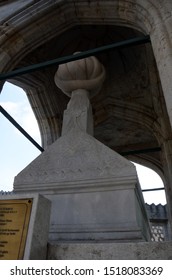 ISTANBUL, TURKEY – MAY 17: The tomb of Mimar Sinan at 17 May, 2019 at Istanbul Turkey. Sinan was the main architect of the Ottoman Empire.