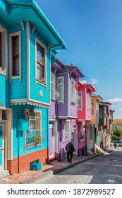 Istanbul, Turkey - My 10ek 2019: Buyukada Island Street View. Büyükada Is One Of The Islands In The Marmara Sea.