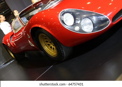 ISTANBUL, TURKEY - NOVEMBER 07: Alfa Romeo 33 Stradale At 13th International Auto Show On November 07, 2010 In Istanbul, Turkey.