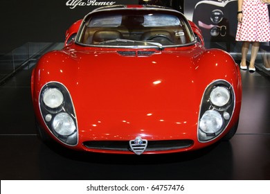 ISTANBUL, TURKEY - NOVEMBER 07: Alfa Romeo 33 Stradale At 13th International Auto Show On November 07, 2010 In Istanbul, Turkey.