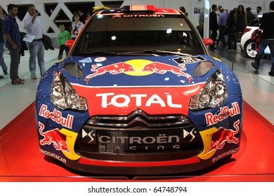 ISTANBUL, TURKEY - NOVEMBER 07: Citroen DS3 WRC At 13th International Auto Show On November 07, 2010 In Istanbul, Turkey.