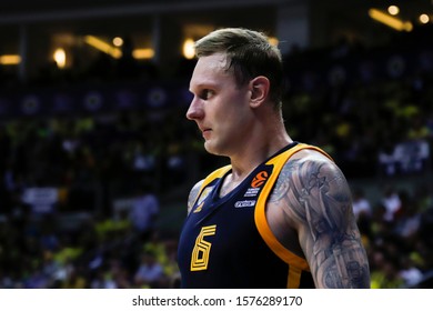 ISTANBUL / TURKEY, NOVEMBER 28, 2019: Janis Timma during EuroLeague 2019-2020 Round 11 basketball game between Fenerbahce Beko and Khimki Moscow at Ulker Sports Arena.