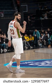 Istanbul / Turkey - November 30, 2018: Tornike Shengelia During EuroLeague 2018-19 Round 10 Basketball Game Anadolu Efes Vs Baskonia Vitoria At Sinan Erdem Dome.