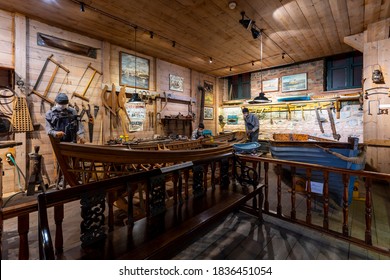 Istanbul, Turkey - October 06, 2020 : The Rahmi M. Koç Museum Is A Private Industrial Museum In Istanbul, Turkey Dedicated To The History Of Transport, Industry And Communications. 