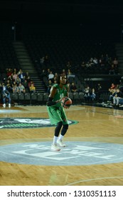 Istanbul, Turkey/ October 16, 2018: Jeremy Evans In Action During Euroleague 2018-19 Basketball Game Between Darussafaka Tekfen Vs Buducnost Voli At Volkswagen Arena.