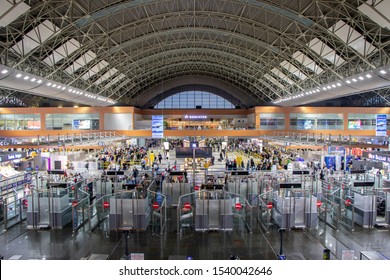 Istanbul, Turkey - October 16, 2019: Located On The Asian Side Of The City, Sabiha Gökçen International Airport Serves As The Second Largest Commercial Airport In Istanbul. 