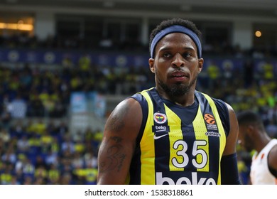 ISTANBUL / TURKEY, OCTOBER 17, 2019: Bobby Dixon During EuroLeague 2019-2020 Round 3 Basketball Game Between Fenerbahce Vs Baskonia Vitoria At Ulker Sports Arena.