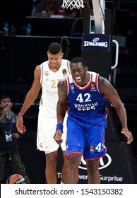 ISTANBUL / TURKEY, OCTOBER 24, 2019: Bryant Dunston During EuroLeague 2019-2020 Round 4 Basketball Game Between Anadolu Efes And Real Madrid At Sinan Erdem Dome.