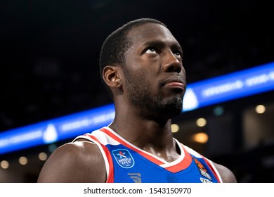 ISTANBUL / TURKEY, OCTOBER 24, 2019: Bryant Dunston During EuroLeague 2019-2020 Round 4 Basketball Game Between Anadolu Efes And Real Madrid At Sinan Erdem Dome.