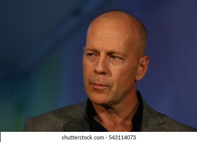 Istanbul, Turkey - October 25, 2009: Walter Bruce Willis is an American actor, producer, and singer. 
