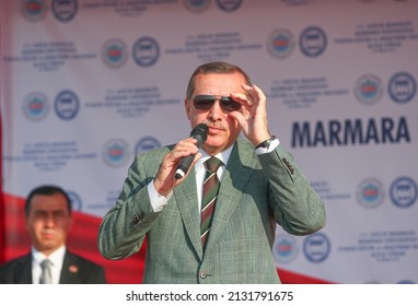 Istanbul, Turkey-April 29, 2011: Erdogan Attended The Opening Of Marmara University Pendik Training And Research Hospital, Which Was Built By The Istanbul Special Provincial Administration.