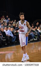 Istanbul, Turkey-January 9, 2019: Daniel Hackett During Euroleague 2018-19 Basketball Game Darussafaka Tekfen Vs CSKA Moscow At Volkswagen Arena.