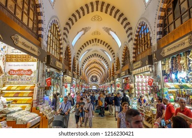 Istanbul/Turkey - 06.02.2018: Spice Bazaar