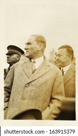 ISTANBUL-Turkey,Cir ca 1920's :Mustafa Kemal Ataturk founder Turkish Republic .Circa 1930's 