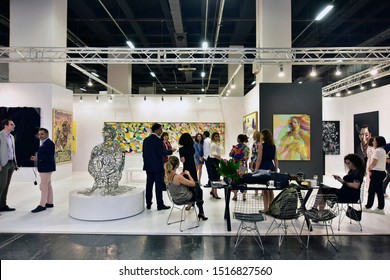 Istanbul/Turkey-September 11, 2019: Contemporary Istanbul is the leading annual art fair in Turkey. 