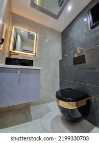 Istanbul,turkey-september 8 2022:special Design Ultra Luxury Bathroom