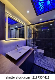 Istanbul,turkey-september 8 2022:special Design Ultra Luxury Bathroom