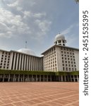 The Istiqlal Mosque is the largest mosque in Southeast Asia, located in Central Jakarta.  