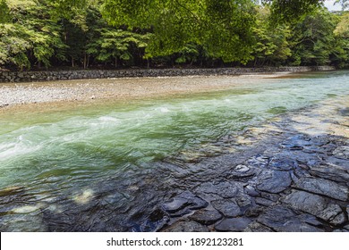 Isuzugawa River Of The Ise Inner Shrine