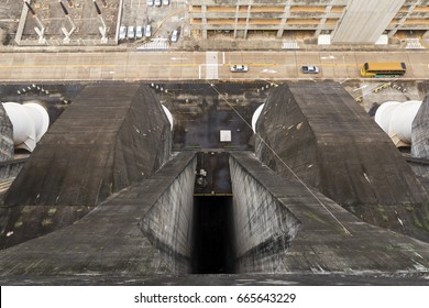 Itaipu Dam Top View