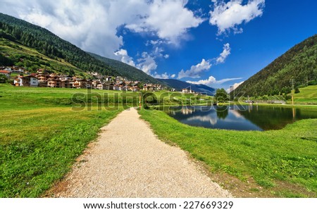 Italian Alps in Vermiglio, Val di Sole, Trentino, Italy Stock photo © 