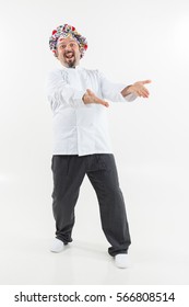 Italian Chef Isolated On White