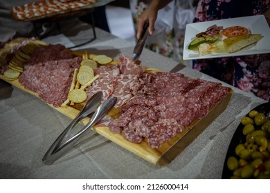 Italian Deli Meat Platter At Banquet Hall