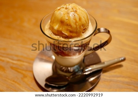 Similar – Foto Bild Affogato al Caffè / Espresso mit Vanilleeis