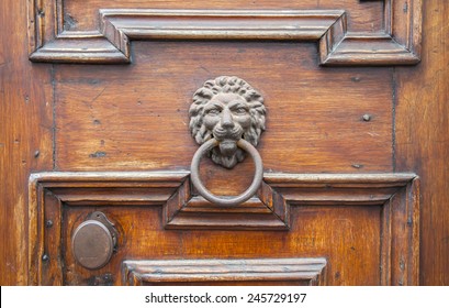 Italian Door Knocker: Lion