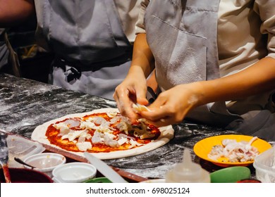 Italian Food,cooking Pizza