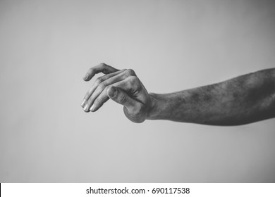 Italian Hand Gestures/Let's Go - Shutterstock ID 690117538