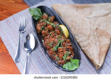 Italian Hot Entrees On Wood Table